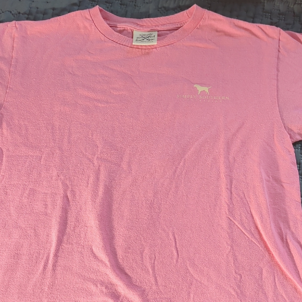 Simply Southern Light Pink Short Sleeve Tee